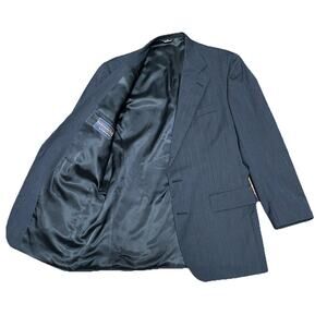 Vintage Polo University Club Ralph Lauren Blazer Men 42R Navy Wool Made In USA